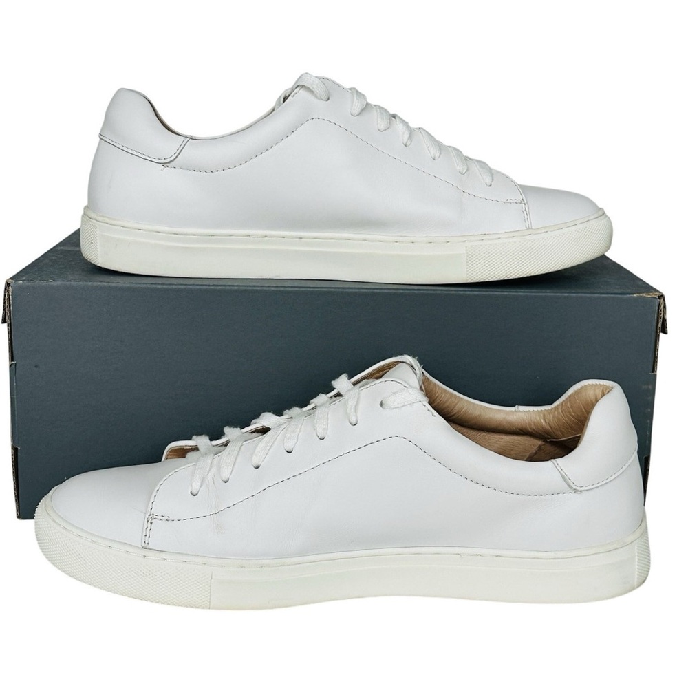 Joseph Aboud size 12 Men's White Leather Sneakers